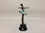 Sculpture, Ballerina op pointe - 30 cm - Bronze, Antiek en Kunst