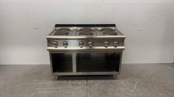Cuisinière électrique en acier inoxydable Baron Q70PCV/E120, Verzenden