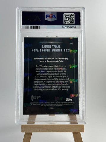 2025 Topps Topps Now Lamine Yamal - 1 Graded card - Parfait, Nieuw