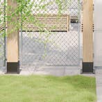 vidaXL Paonderstellen vierkant 12 st 141x141 mm gepoedercoat, Verzenden, Nieuw
