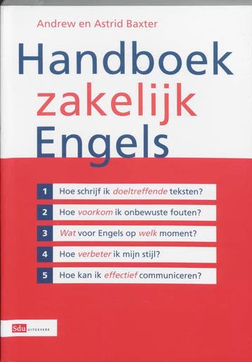 Handboek zakelijk Engels 9789012105507 A. Baxter, Verzenden, Gelezen, A. Baxter