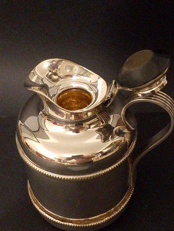 Macabo - Thermos - Métal, Plaqué(e) argent, Verre - Thermos