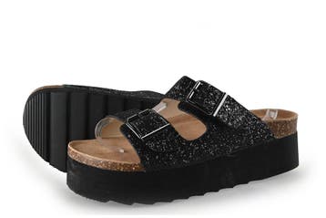 Colors of California Slippers in maat 41 Zwart, Slippers, Verzenden, Zwart, Zo goed als nieuw