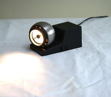 Lamp - Minispot Model41701 - inox, kunststof