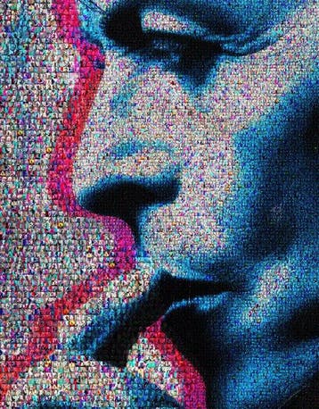 David Law - The Starman IV - David Bowie- Format XL 60x60
