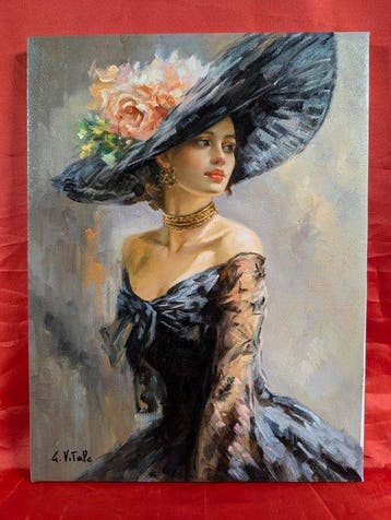 Giorgio Vitale (XX-XXI) - La Dama dal Cappello Piumato