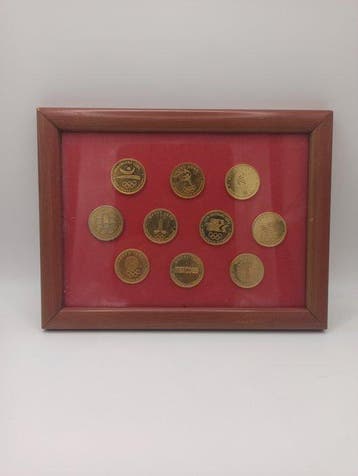 Coleccion completa Monedas de Oro 22k Juegos Olimpicos