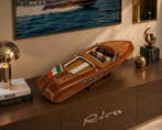 Magnifique Riva Aquarama 53 cm modelisme bois maquette 1:14