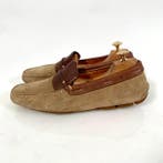 Prada Mocassin Brown/Beige 2 DD 020 UK 6 - Mocassins, Nieuw