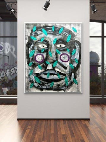 Nuno Barbedo (1983) - The outsider (XL Size Painting)