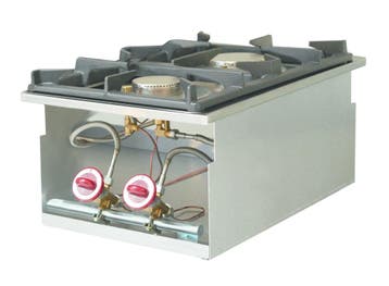 Gasfornuis | 2 Branders | Inbouw | 1x 3.5kW + 1x 6kW |, Verzenden