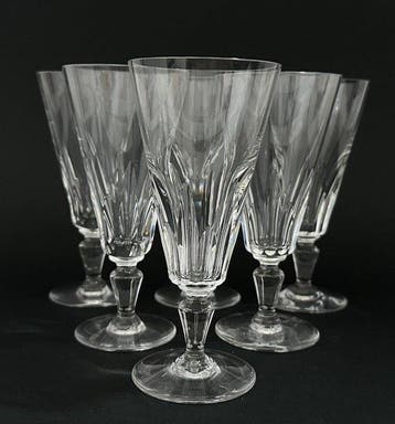 Baccarat Set 6 Bicchieri Flûte da Champagne in Cristallo -