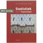 Statistiek 3 Toepassingen 9789053527054 W.P. van den Brink, Verzenden, Gelezen, W.P. van den Brink