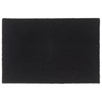 vidaXL Deurmat 60x90 cm getufte kokosvezel zwart, Verzenden, Nieuw