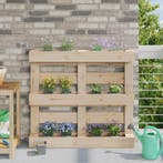 vidaXL Bloembakken voor Euro-pallets 24 pcs Lichtgrijs, Tuin en Terras, Verzenden, Nieuw