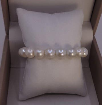 Zonder minimumprijs - Armband 10x11 mm witte