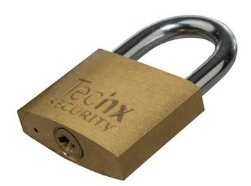 Hangslot gelijksluitend 50mm technx, Verzenden