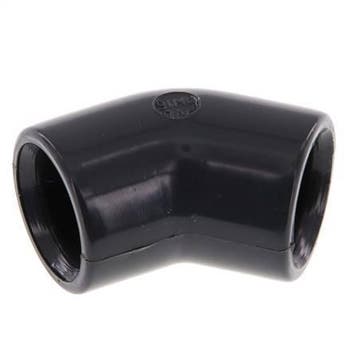 Raccord coudé PVC 45deg 16x23mm [5 pièces], Verzenden