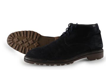 Floris van Bommel Veterboots in maat 44½ Blauw, Boots, Floris van Bommel, Zo goed als nieuw, Verzenden