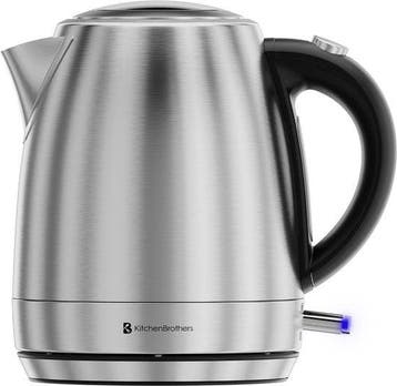 2dekans | KitchenBrothers Waterkoker - 1L - RVS - BPA vrij -, Ophalen of Verzenden, Nieuw