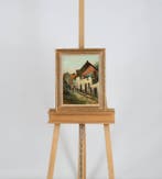 Arnout van Gilst/M.Ottee (1898-1982) - Zonnig straatje, Antiquités & Art, Art | Peinture | Classique