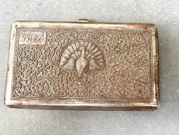 Sigarettenhouder - .925 zilver - Zilveren doos Sri Lanka, Antiek en Kunst, Kunst | Niet-Westerse kunst