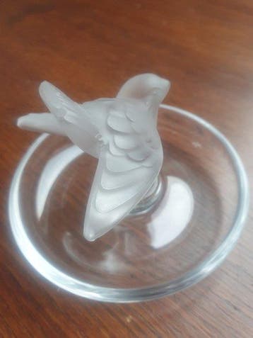Lalique - Statuette, Pindish Sparrow - 8 cm - Cristal