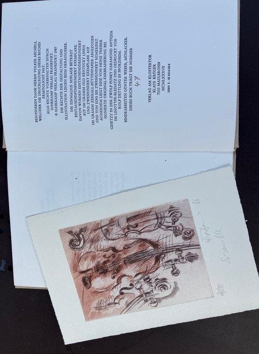 Hermann Hesse / Heinz Treiber - ERWIN - 1987-1987, Antiquités & Art, Antiquités | Livres & Manuscrits
