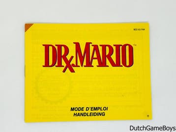Nintendo NES - Dr. Mario - FAH - Manual, Games en Spelcomputers, Verzenden, Gebruikt