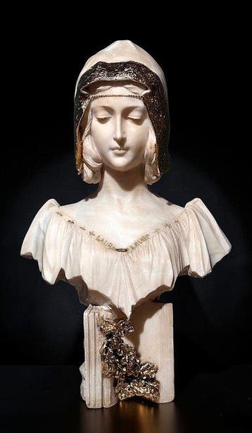 Pietro Bazzanti (1823-1874) - Buste, Laura musa del poeta