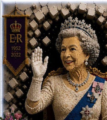 Lego Merchandise - Art - “Queen Elizabeth II – The Eternal, Nieuw