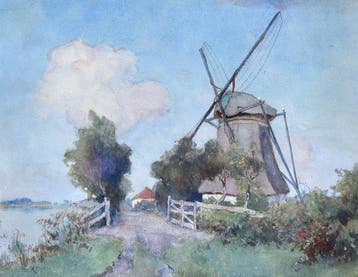 Gerard Altmann (1877-1940) - Hollands landschap