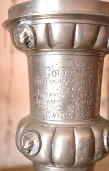 Chope - Régule - Zunftpokal en étain allemand