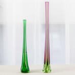 Murano - Vaas (2) - Glas - Sommerso techniek, Antiek en Kunst