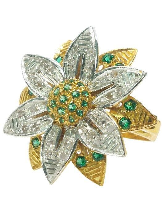 Sans prix de réserve - Bague - 9 carats Argent, Or jaune, Bijoux, Sacs & Beauté, Bagues