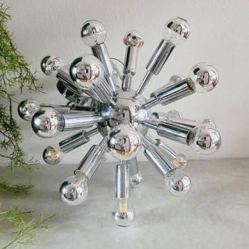 Lampe à suspendre - Sputnik Design, 24 lampes, 1970 - Métal,