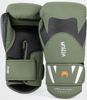 Venum Bokshandschoenen Challenger 4.0 Kaki Zwart, Verzenden
