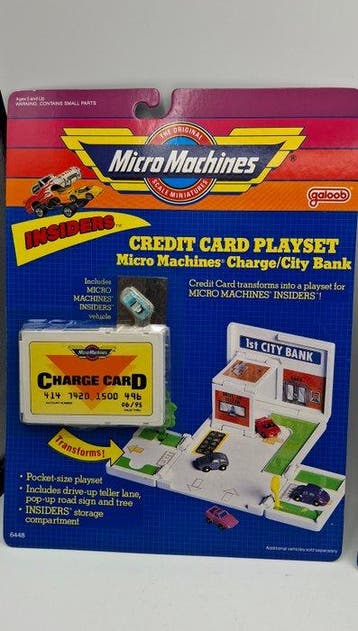 Galoob - Speelgoed Micro Machines Insiders Credit Card
