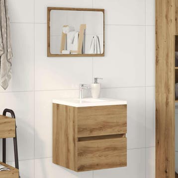 vidaXL Badkamer wastafelkast Artisan Oak 41x38,5x45 cm, Huis en Inrichting, Badkamer | Badkamermeubels, Verzenden, Nieuw