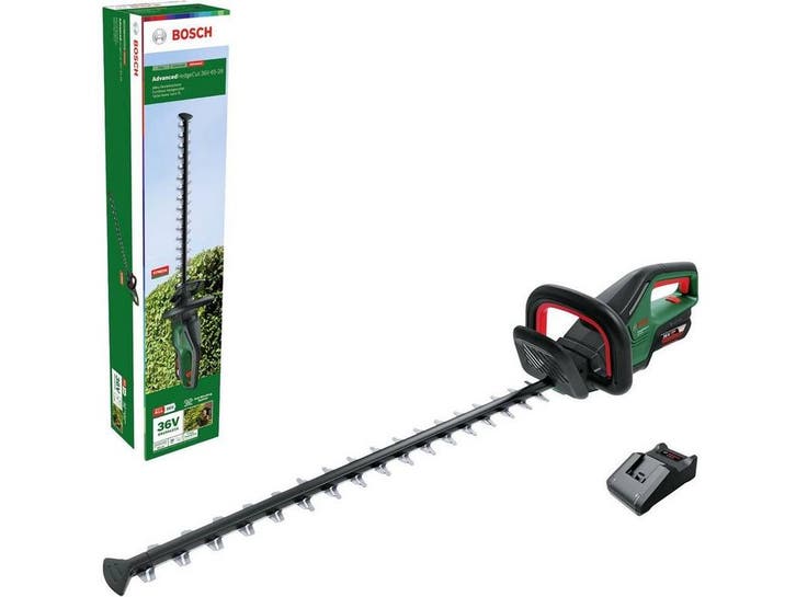 Bosch AdvancedHedgeCut 36V-65 Heggenschaar - 36V Li-ion Accu, Tuin en Terras, Hand-tuingereedschap, Zo goed als nieuw, Verzenden