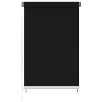 vidaXL Rolgordijn voor buiten 160x230 cm zwart, Verzenden, Nieuw