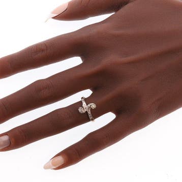 Zonder minimumprijs - Ring - 18 karaat Geel goud Diamant