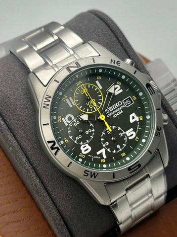 Seiko - Chronograph - Zonder minimumprijs - SND377P1 100M –