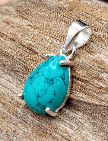 Uniek juweel in Zilver 925 met turkoois van extra