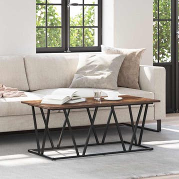 vidaXL Salontafel Rook Eiken 100 x 50 x 40 cm, Verzenden