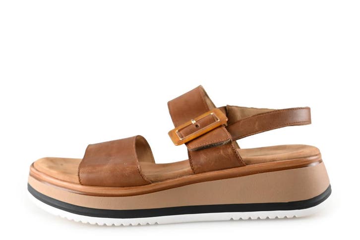 Gabor Sandalen in maat 38½ Bruin, Kleding | Dames, Schoenen, Bruin, Zo goed als nieuw, Sandalen of Muiltjes, Verzenden