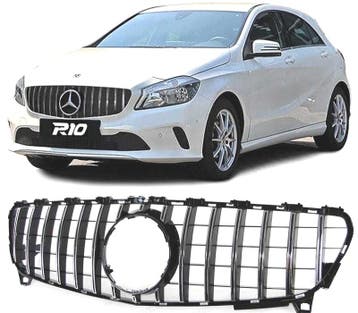 Calandre Pour Mercedes Classe A W176 Gt 16-18 Style Noir Chr, Verzenden