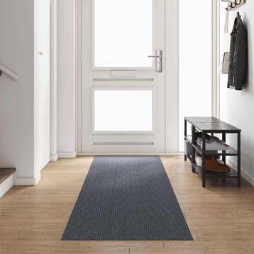 vidaXL Tapijt Loper Grijs 80 x 400 cm Stof, Verzenden