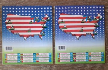 Panini World Cup USA 94 - International Edition - 2 Empty, Nieuw