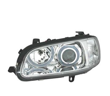 PHARES POUR OPEL OMEGA 94-99 ANGEL EYES FOND CHROMÉ H1, Verzenden, Nieuw